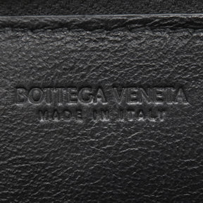 ボッテガヴェネタ BOTTEGA VENETA イントレチャート ファスナー付き コインパース 114075V001N1000 ブラック ラムスキン コインケース ガンメタル金具