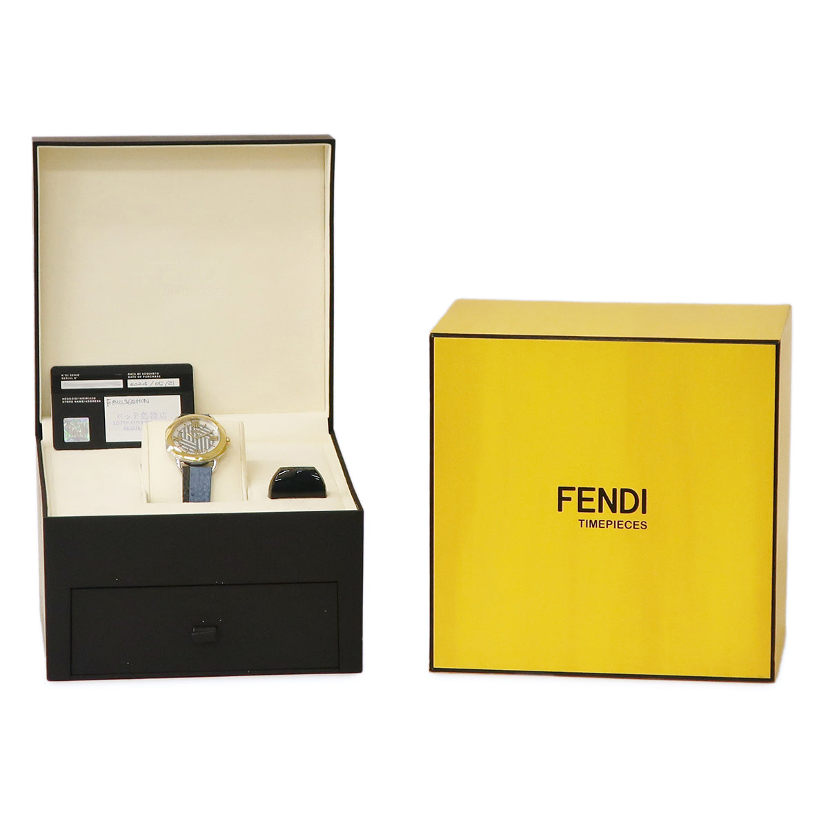 フェンディ FENDI セレリア 36MM F8111365H0N クオーツ メンズ レディース 未使用 シェル ゴールド 青