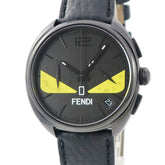 フェンディ FENDI モンスター バグズ クロノグラフ 40MM F214611611 クオーツ メンズ 未使用 イエローアイ 黒