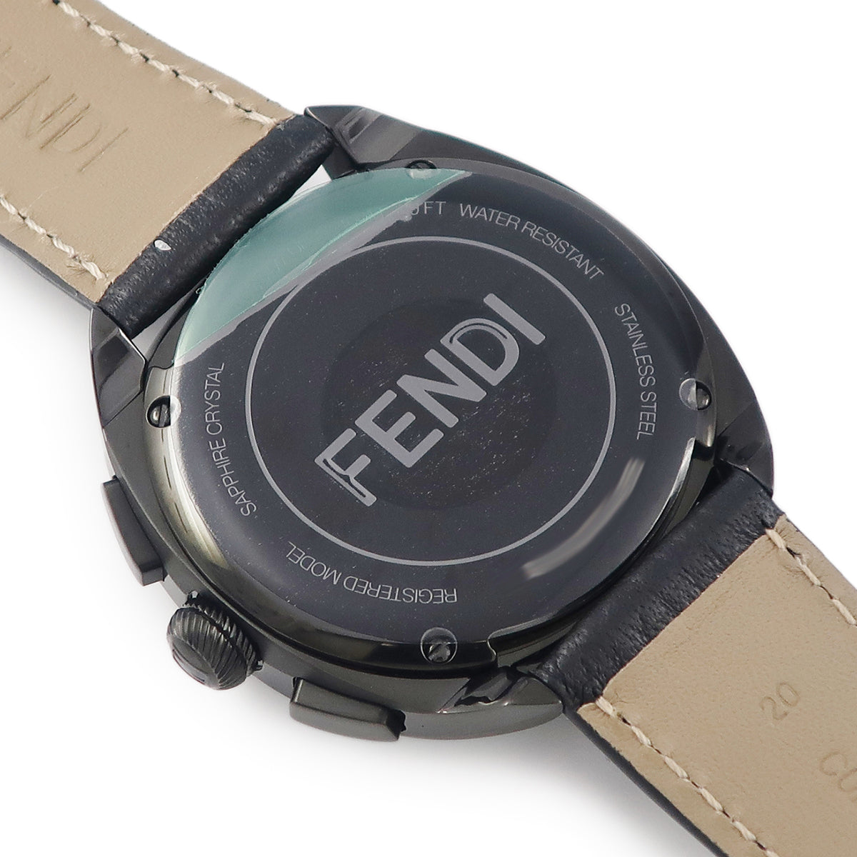 フェンディ FENDI モンスター バグズ クロノグラフ 40MM F214611611 クオーツ メンズ 未使用 イエローアイ 黒