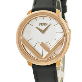 フェンディ FENDI エフ イズ フェンディ ラナウェイ 36MM F710534011 クオーツ レディース 未使用 ゴールド 白