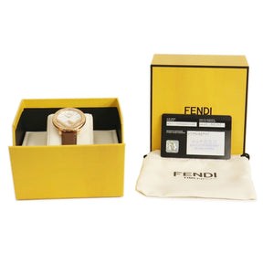 フェンディ FENDI エフ イズ フェンディ ラナウェイ 36MM F710534021 クオーツ レディース 未使用 ゴールド 白