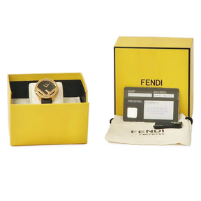 フェンディ FENDI エフ イズ フェンディ ラナウェイ 36MM F710531011 クオーツ レディース 未使用 ブラック×ゴールド