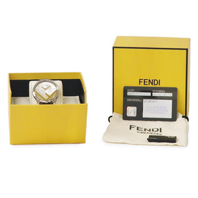 フェンディ FENDI エフ イズ フェンディ ラナウェイ 41MM F710114011 クオーツ メンズ 未使用 シルバー×ゴールド