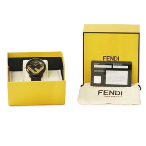 フェンディ FENDI エフ イズ フェンディ ラナウェイ 41MM F712111011 クオーツ メンズ 未使用 ブラック×ゴールド