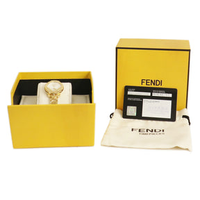 フェンディ FENDI エフ イズ フェンディ ラナウェイ 28MM F711424000 クオーツ レディース 未使用 白