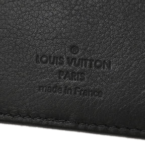 ルイヴィトン LOUIS VUITTON マヒナ ポルトフォイユ アメリア M58074 ノワール マヒナレザー 長財布 シルバー金具 黒