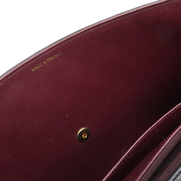 シャネル CHANEL デカマトラッセ A01094 ブラック ラムスキン ショルダーバッグ ゴールド金具 黒 フラップバッグ チェーンショルダー