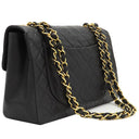 シャネル CHANEL デカマトラッセ A01094 ブラック ラムスキン ショルダーバッグ ゴールド金具 黒 フラップバッグ チェーンショルダー