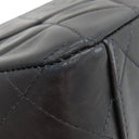 シャネル CHANEL デカマトラッセ A01094 ブラック ラムスキン ショルダーバッグ ゴールド金具 黒 フラップバッグ チェーンショルダー