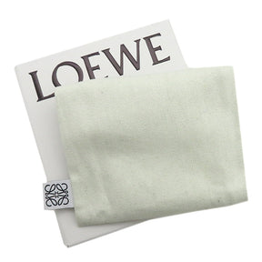 ロエベ LOEWE トライフォールド ウォレット ポピーピンク ソフトグレインレザー 三つ折り財布 シルバー金具 コンパクトウォレット