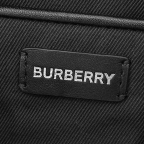 バーバリー BURBERRY スターモノグラム カメラバッグ 8044433 デニム コットン レザー ショルダーバッグ シルバー金具 紺 白