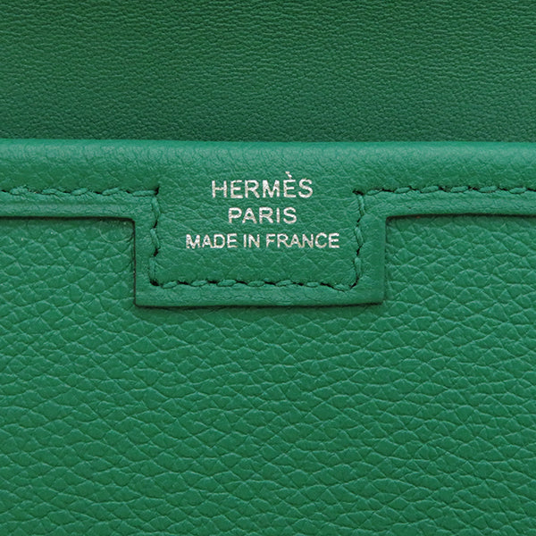 エルメス HERMES ジジェエラン29 グリーン系 エバーカラー クラッチバッグ 緑