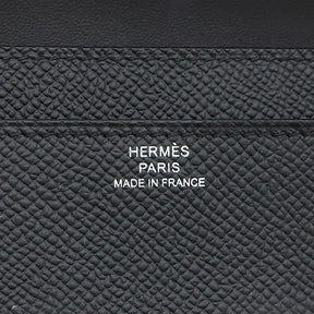 エルメス HERMES コンスタンス トゥーゴー ブラック ヴォーエプソン 長財布 シルバー金具 新品 未使用 黒 ショルダー