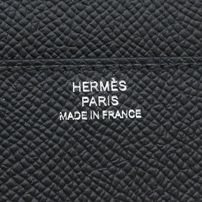 エルメス HERMES コンスタンス トゥーゴー ブラック ヴォーエプソン 長財布 シルバー金具 新品 未使用 黒 ショルダー