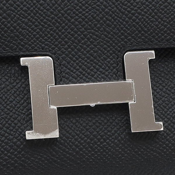 エルメス HERMES コンスタンス トゥーゴー ブラック ヴォーエプソン 長財布 シルバー金具 新品 未使用 黒 ショルダー