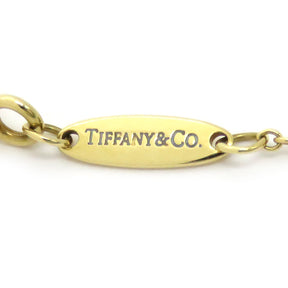 ティファニー Tiffany & Co バイザヤード シングルダイヤモンド ペンダント イエローゴールド K18YG ダイヤモンド ネックレス AU750 T&Co. 1石