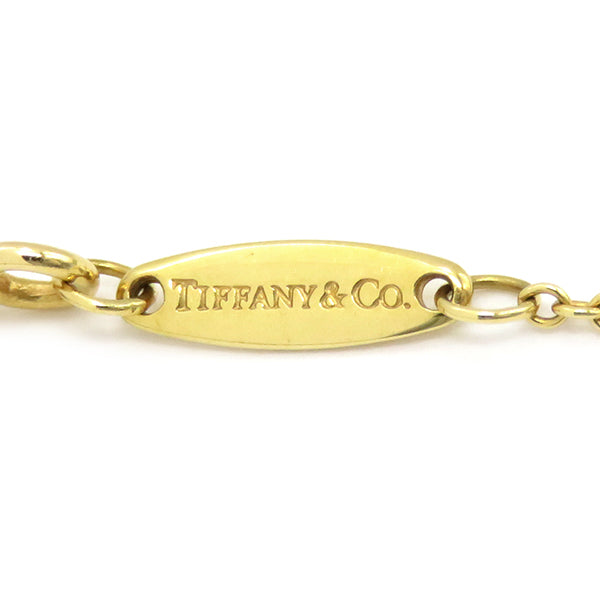 ティファニー Tiffany & Co バイザヤード シングルダイヤモンド ペンダント イエローゴールド K18YG ダイヤモンド ネックレス AU750 T&Co. 1石