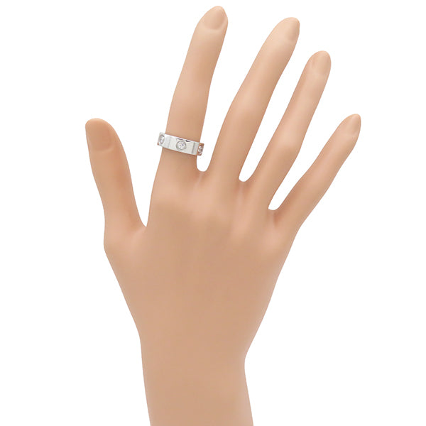 カルティエ Cartier ラブリング フルダイヤ B4026050 ホワイトゴールド K18WG ダイヤモンド #50 リング 指輪 LOVE Ring 750WG  10号