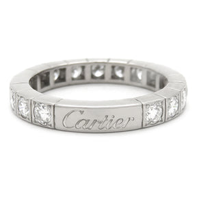 カルティエ Cartier ラニエール フルダイヤ ホワイトゴールド K18WG ダイヤモンド ＃49(JP9) リング 指輪 750 WG 18金 18K