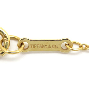 ティファニー Tiffany & Co バイザヤード シングルダイヤモンド ペンダント イエローゴールド K18YG ダイヤモンド ネックレス AU750 T&Co. 1石