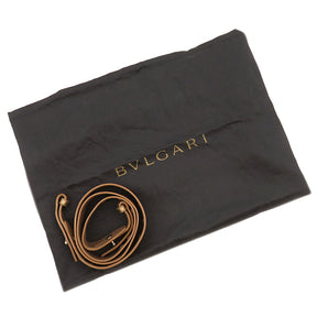 ブルガリ BVLGARI チャンドラ ゴールド レザー 2WAYバッグ ゴールド金具 サークルロゴ ショルダー ハンドバッグ