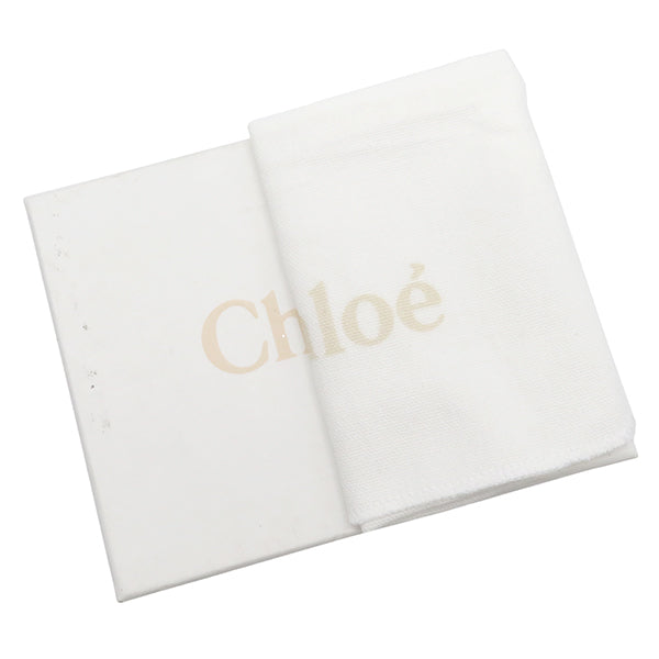 クロエ Chloe Wホック ジョージア ピンク レザー 二つ折り財布 ゴールド金具 コンパクト