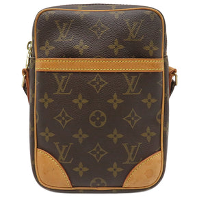 ルイヴィトン LOUIS VUITTON ダヌーブ M45266 モノグラム モノグラムキャンバス ショルダーバッグ ゴールド金具 茶 斜め掛け