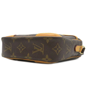 ルイヴィトン LOUIS VUITTON ダヌーブ M45266 モノグラム モノグラムキャンバス ショルダーバッグ ゴールド金具 茶 斜め掛け