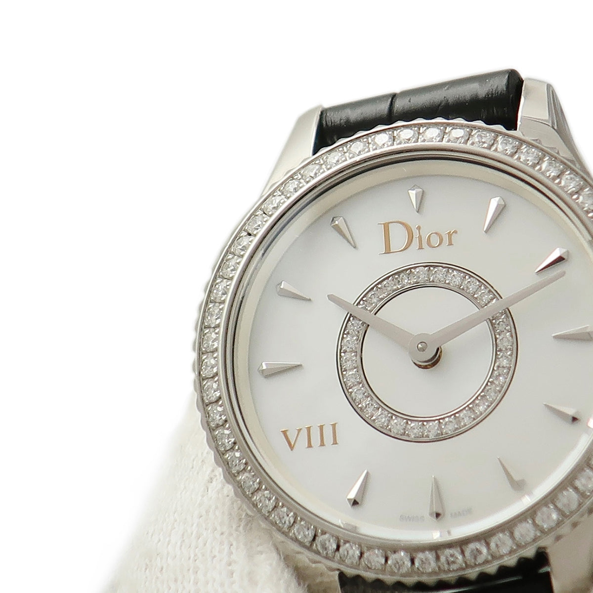 クリスチャン・ディオール Christian Dior ディオール VIII モンテーニュ CD151110A001 クオーツ レディース 純正ダイヤ シェル