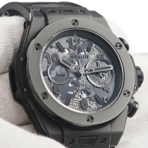 ウブロ HUBLOT ビッグバン オールブラック カモ ヨウジ ヤマモト 411.CI.0110.RX.YOY20 自動巻き メンズ 迷彩 日本限定