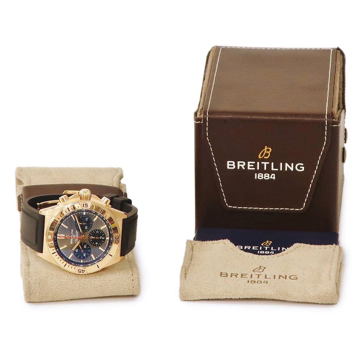 ブライトリング BREITLING クロノマット B01 42 RB0134101B1S1 自動巻き メンズ K18RG無垢 黒