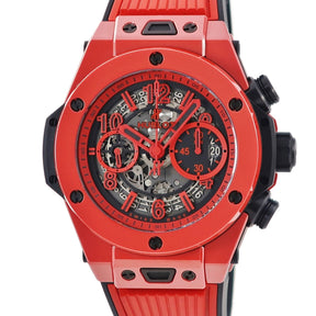 ウブロ HUBLOT ビッグバン ウニコ レッドマジック 411.CF.8513.RX 自動巻き メンズ 限定 赤 レッド