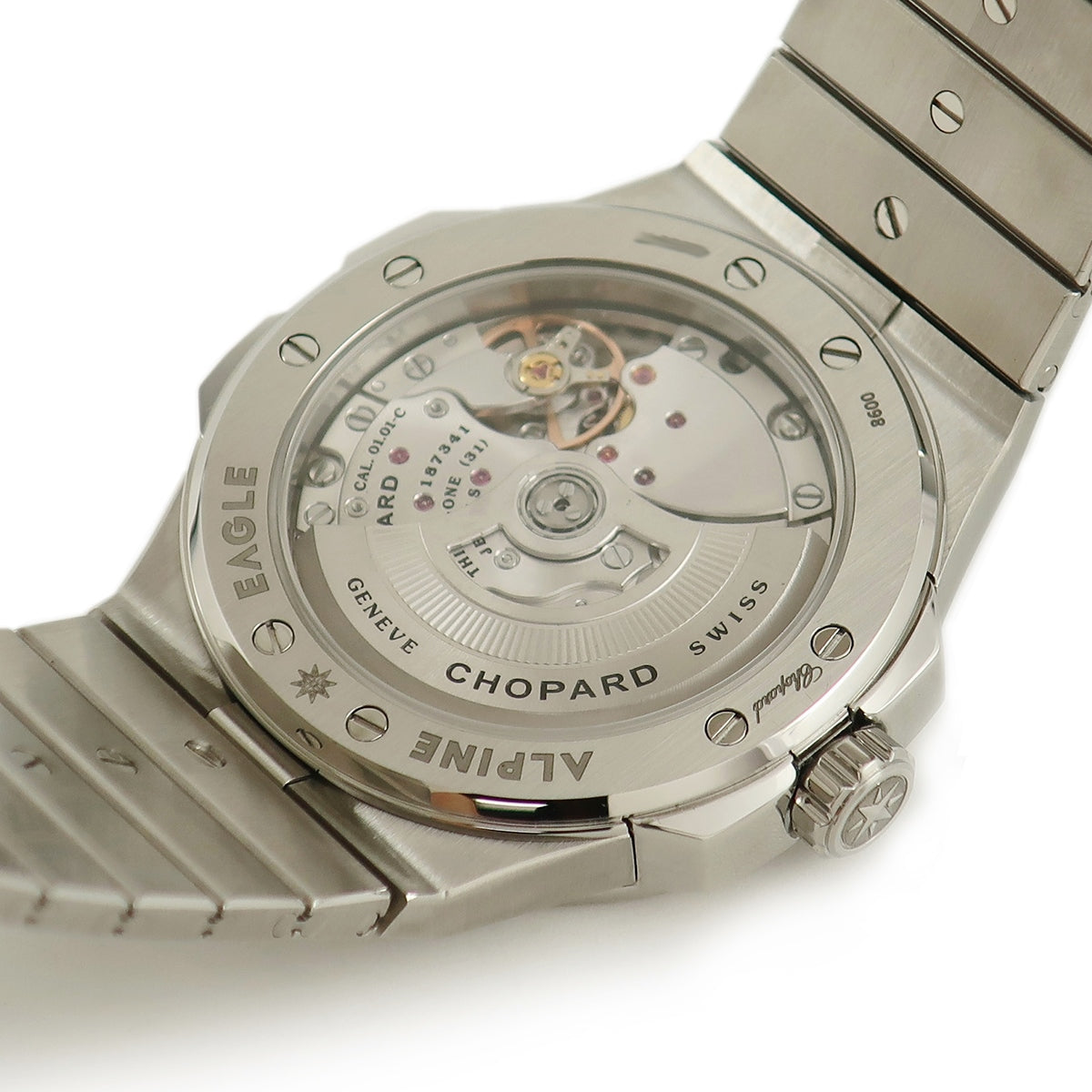 ショパール CHOPARD アルパイン イーグル ラージ 298600-3001 自動巻き メンズ スーパールミノバ