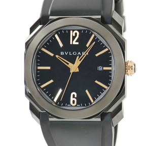 ブルガリ BVLGARI オクト ウルトラネロ BGO41BBSVD BGO041S 102581 自動巻き メンズ K18PG ブラックDLC