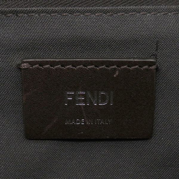 フェンディ FENDI バゲット 7VA472 マルチカラー レザー キャンバス ショルダーバッグ シルバー金具 ズッカ柄