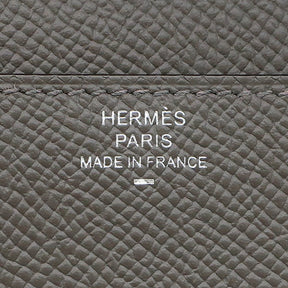 エルメス HERMES コンスタンス トゥーゴー グリメイヤー ヴォーエプソン リザード 長財布 シルバー金具 ショルダー