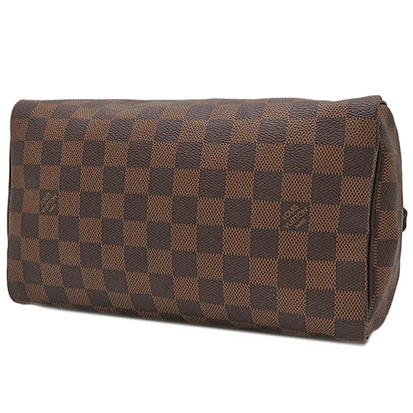 ルイヴィトン LOUIS VUITTON スピーディ 25 N41532 ダミエエベヌ ダミエキャンバス ハンドバッグ ゴールド金具 茶 鍵 パドロック欠品