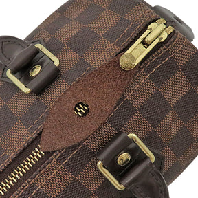 ルイヴィトン LOUIS VUITTON スピーディ 25 N41532 ダミエエベヌ ダミエキャンバス ハンドバッグ ゴールド金具 茶 鍵 パドロック欠品