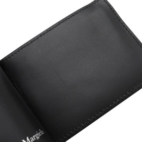 メゾン マルタン マルジェラ MAISON MARTIN MARGIELA マネークリップ付き  SA1UI0018 ブラック レザー 二つ折り財布 シルバー金具 黒 コンパクト財布 札入れ