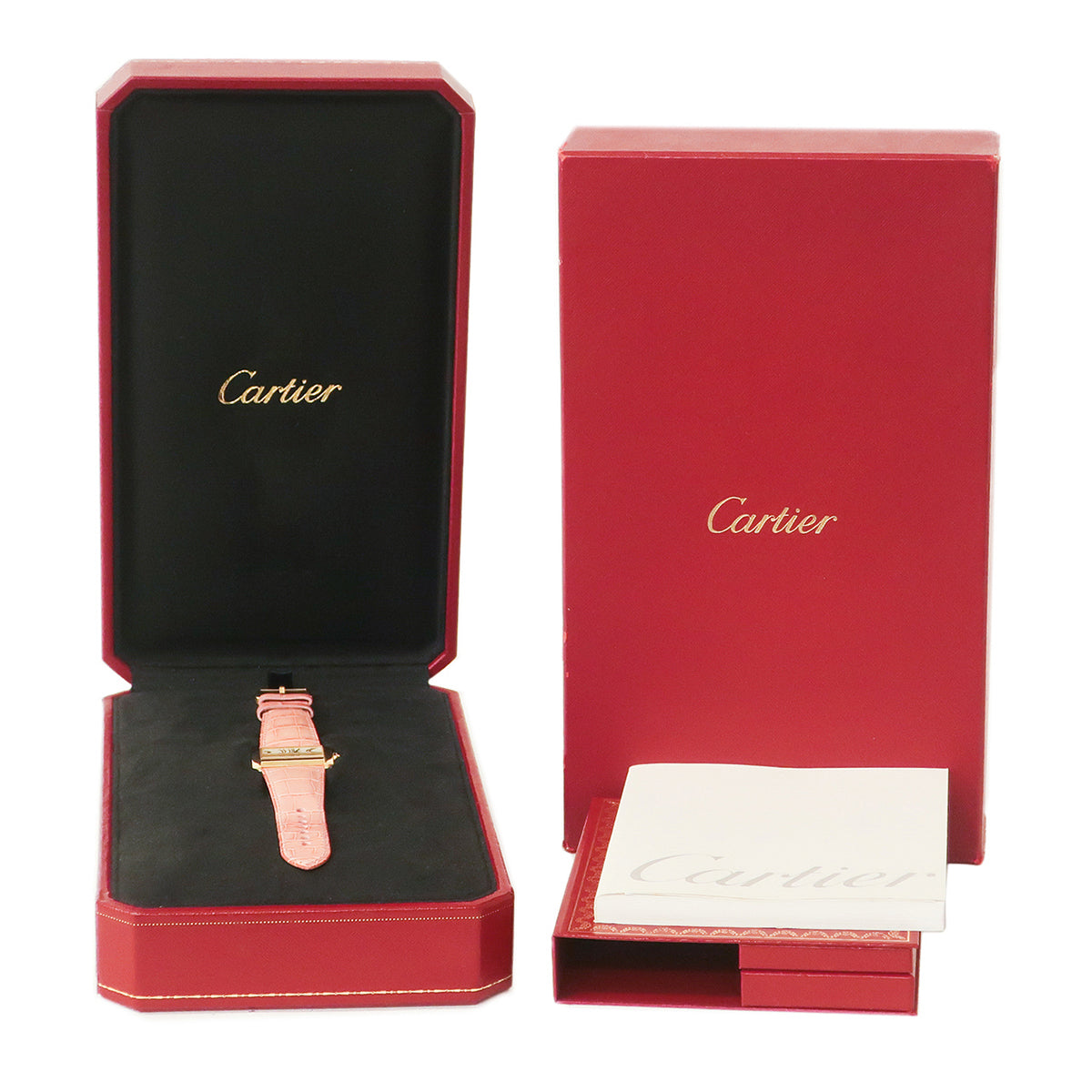 カルティエ Cartier ミニタンク ディヴァン W6300356 クオーツ レディース 角型 アイボリー ローマン