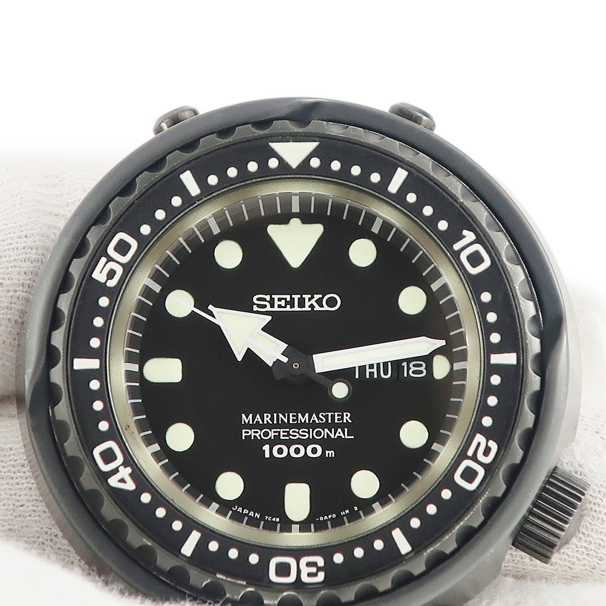 セイコー SEIKO プロスペックス マリーンマスター プロフェッショナル SBBN025 クオーツ メンズ 黒 2015年