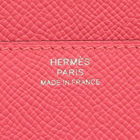 エルメス HERMES コンスタンス トゥーゴー ローズアザレ ヴォーエプソン 長財布 シルバー金具 新品 未使用 ショルダー