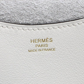 エルメス HERMES インザループ 18 ニューホワイト トリヨンクレマンス スイフト ハンドバッグ ゴールド金具 新品 未使用 白