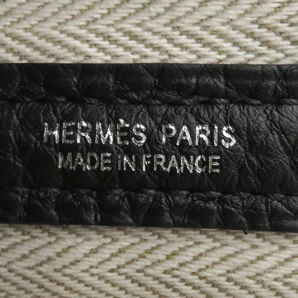 エルメス HERMES ガーデンパーティPM ブラック ネゴンダ トートバッグ シルバー金具 新品 未使用 黒