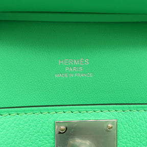 エルメス HERMES ジプシエール ミニ ヴェールコミック エバーカラー ショルダーバッグ シルバー金具 新品 未使用 緑