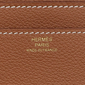 エルメス HERMES コンスタンス トゥーゴー ゴールド エバーカラー 長財布 ゴールド金具 新品 未使用 茶 ショルダー