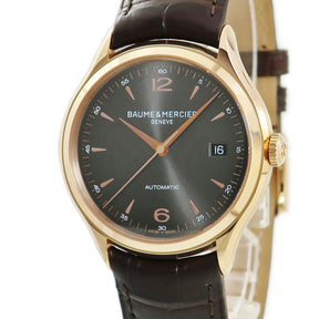 ボーム&メルシエ BAUME&MERCIER クリフトン M0A10059 自動巻き メンズ K18PG無垢 バー アラビア