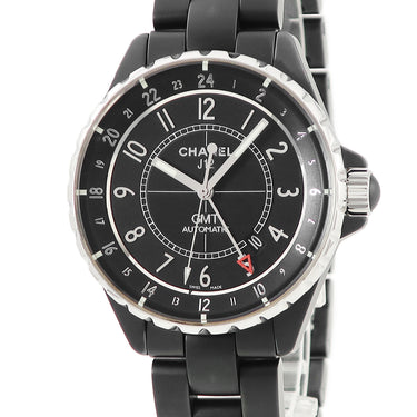 シャネル CHANEL J12 GMT 41mm H3101 自動巻き メンズ ブラックセラミック マット 黒 アラビア