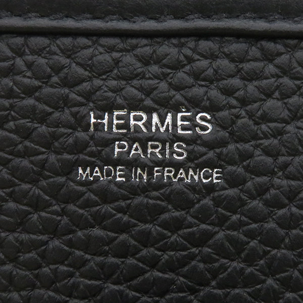 エルメス HERMES エヴリン3 PM ブラック トリヨンクレマンス ショルダーバッグ シルバー金具 黒